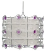 Lampa wisząca Seneca 30 1x40W E27 fiolet  + linka 85-10523