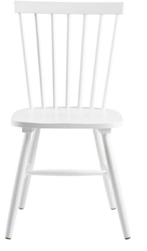 Krzesło Riano białe do kuchni i salonu nowoczesne drewniane Actona minimalistyczny styl