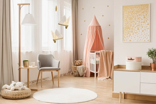 Lampa wisząca LED BEE LAMP złota 21 cm nowoczesna do salonu i nad wyspę