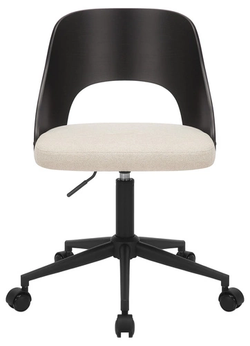 Fotel biurowy ergonomiczny obrotowy Lucy Actona beżowy nowoczesny do biura i gabinetu