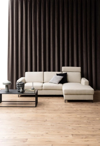 Actona Strington stolik kawowy prostokątny czarny loft do salonu