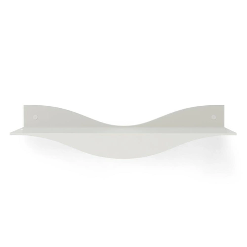 Zestaw 2 białych półek ściennych Surf Umbra nowoczesnych do salonu i kuchni