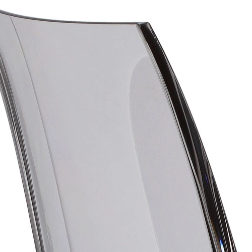 Krzesło Vanity transparentne dymione do jadalni nowoczesne sztaplowane z tworzywa SCAB Design