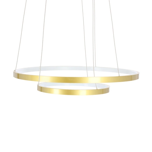 Lampa wisząca Lune 50+30 złoty 40W LED  4000K