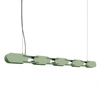 Lampa wisząca LED CHAIN 158 szałwiowa nowoczesna nad wyspę