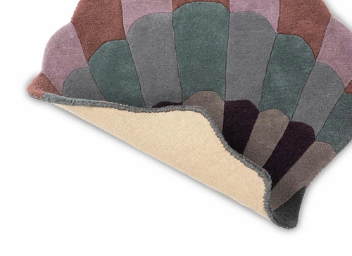 Dywan do pokoju dziecka Decor Kids Shell wełniany nowoczesny miękki 80x90cm Carpets&More