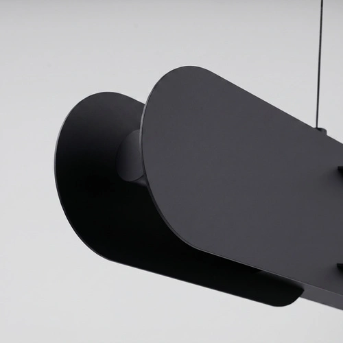 Lampa wisząca LED CHAIN 91 czarna nowoczesna nad wyspę