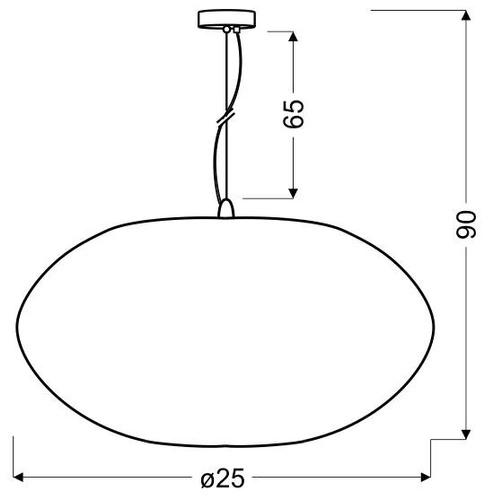 Lampa wisząca Pinia 25 1x60W E27