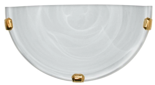 Plafon sufitowy szklany Duna biały klasyczny do salonu i sypialni 30 cm CANDELLUX