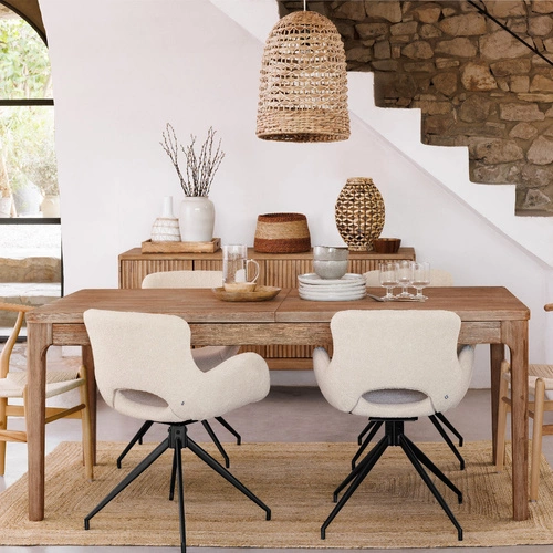 Lampa wisząca Sand hiacynt boho rattanowa do salonu i jadalni Atmosphera 37 cm