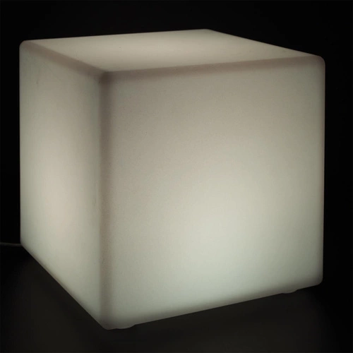 Lampa podłogowa LED Colorfull Cube 25 cm multikolor z pilotem nowoczesna do salonu Intesi