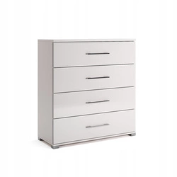 Komoda Flory 4szuflady 100cm biały połysk