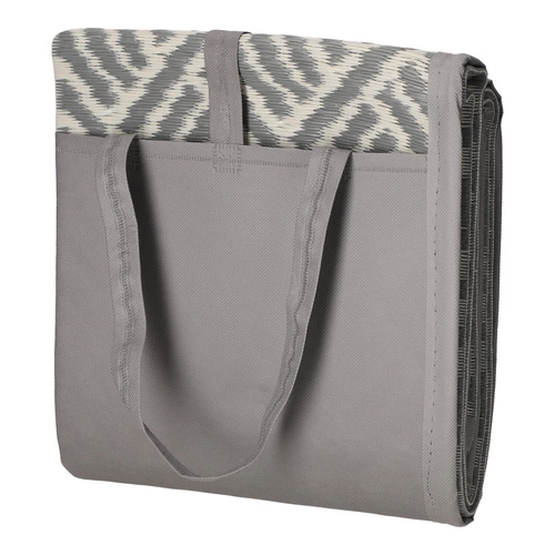 Mata kempingowa 90x180cm szara jasna