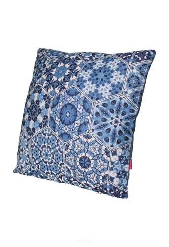 Poduszka dekoracyjna antyalergiczna Blue 40x40 do salonu i sypialni Intesi