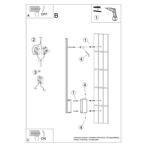 Kinkiet ścienny LED LAGOM 90 złoty nowoczesny aluminium do salonu i sypialni Thoro