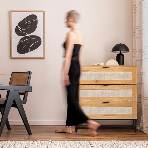 Zestaw mebli do salonu Capri w stylu boho