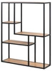 Regał wiszący Seaford VIII metalowy na książki i dekoracje do salonu w stylu industrialnym 75 cm
