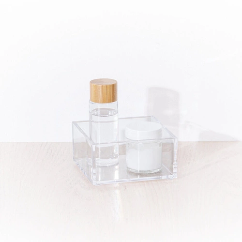 Organizer na kosmetyki i biżuterię Selena transparentny prostokątny do szuflady 5five simply smart