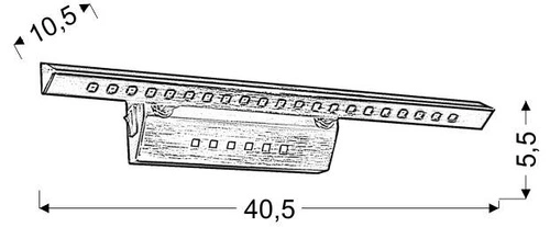 Kinkiet ścienny LED Forte CANDELLUX nowoczesny chrom z wyłącznikiem do sypialni i nad lustro