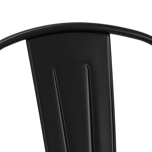 Hoker Paris Back 75 cm nowoczesny metalowy z oparciem do kuchni personalizowany D2.DESIGN