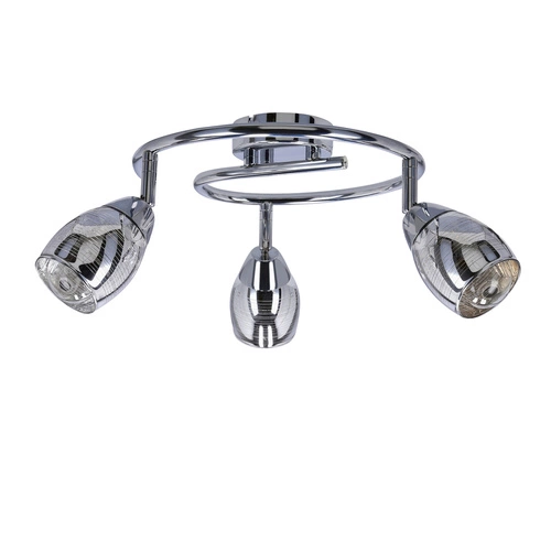 Lampa sufitowa Milton spirala 3x10W E14  chrom