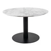 Stolik kawowy Bolzano 70cm marmur/  czarny