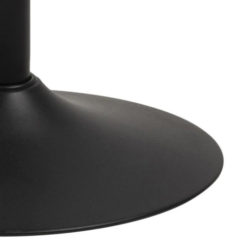 Hoker Grace antracytowy obrotowy tapicerowany z oparciem regulowany nowoczesny do kuchni 80 cm