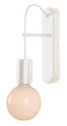 Kinkiet ścienny Alto biały metalowy nowoczesny do salonu i sypialni CANDELLUX LIGHTING