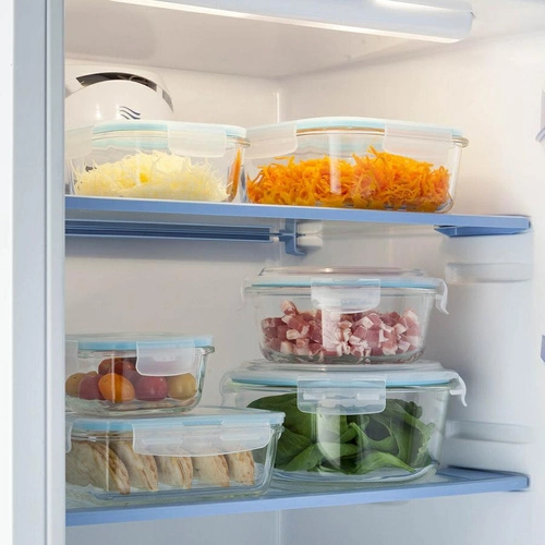 Szklany pojemnik na lunch 0,33l prostokątny