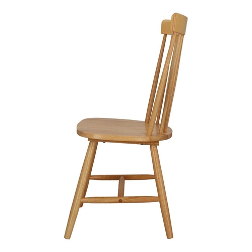 Krzesło drewniane Tulno Intesi do jadalni i kuchni, styl vintage, naturalny kolor, wygodne oparcie