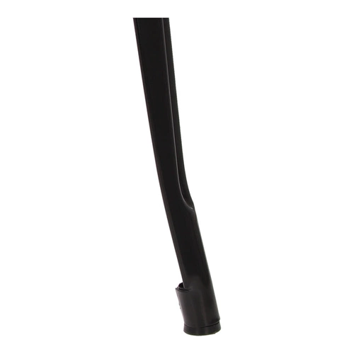 Hoker Paris 75 cm czarny metalowy bez oparcia do kuchni i wyspy inspirowany Tolix industrialny