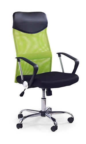 Fotel biurowy Spiner zielony PU