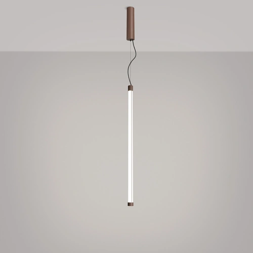 Lampa wisząca TRANG 75 brązowa LED nad wyspę regulowana 4000K
