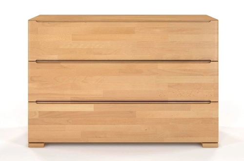 Komoda drewniana z szufladami Sparta 120 cm skandynawska do salonu i sypialni SKANDICA