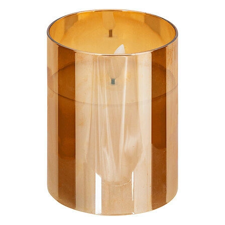 Zestaw 3 świec LED Sena bursztynowe