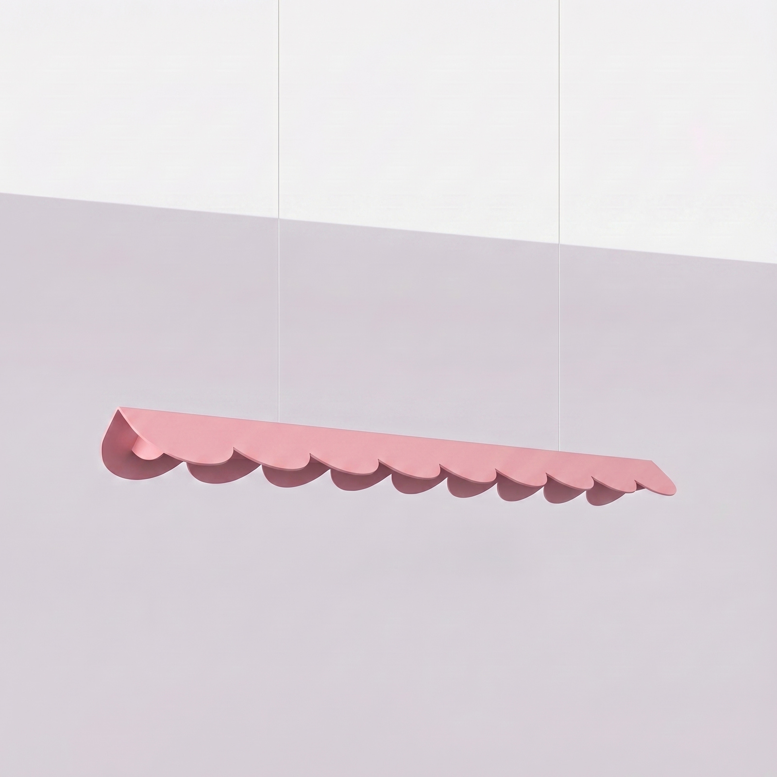 Lampa wisząca BISCUIT 100 różowa LED nad wyspę regulowana