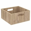 Pudełko do regału 31x15cm drewniane  naturalne