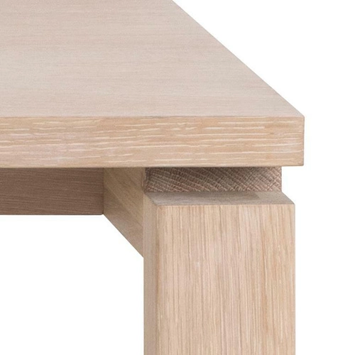 Stół do jadalni Linley 200x100 cm dąb bielony nowoczesny skandynawski drewniany Actona