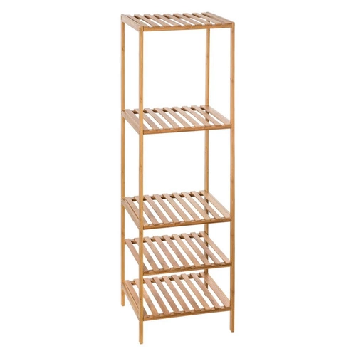 Regał bambusowy 2+2 5five simply smart na książki i zabawki boho do salonu lub łazienki