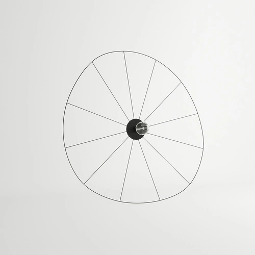 Kinkiet ścienny ESKOLA 140 czarny nowoczesny metalowy do salonu i sypialni Thoro