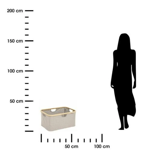 Kosz Tidy 57x37cm składany szary