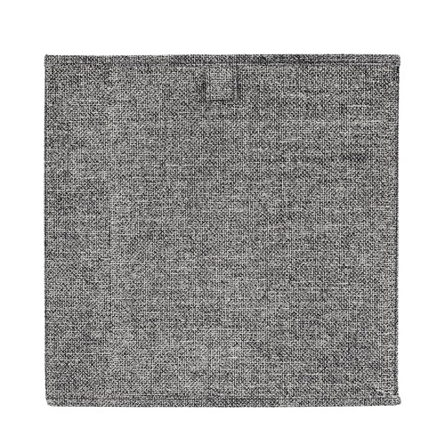 Pudełko materiałowe do regału 30x30 szare ciemne Cube Intesi składane na ubrania