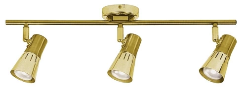 Lampa sufitowa Arena listwa 3*40W r50  E14 złoto patyna