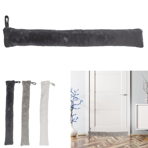 Wałek pod drzwi przeciw przeciągom szary 