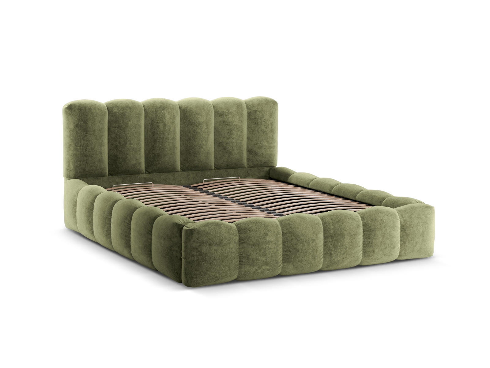 Łóżko Lupine Light Green Chenille 200x200