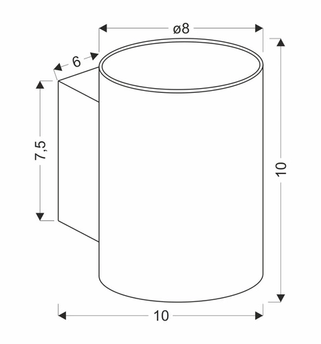 Kinkiet ścienny nowoczesny biały Space CANDELLUX LIGHTING do salonu sypialni jadalni aluminium