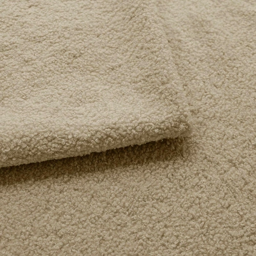 Narożnik z funkcją spania Hobro beżowy nowoczesny do salonu z pojemnikiem prawy