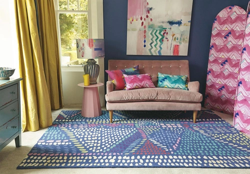 Dywan wełniany Palais 170x240cm nowoczesny art deco do salonu i sypialni łatwy w czyszczeniu