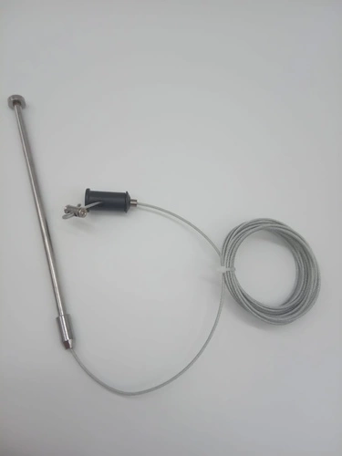 Lampa wisząca LED ARCTIC czarna kryształowa 100 cm do salonu i nad wyspę