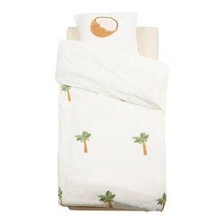 Komplet pościeli dziecięcej Palm Tree 140x200 bawełniana do pokoju dziecka